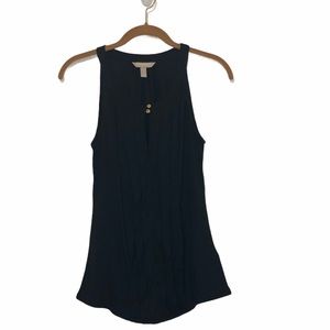 Banana Republic Keyhole Black Tank Top